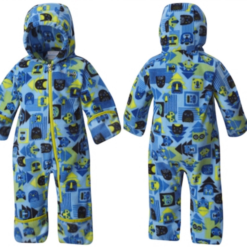 NWT Columbia winter snowsuit fleece bunting